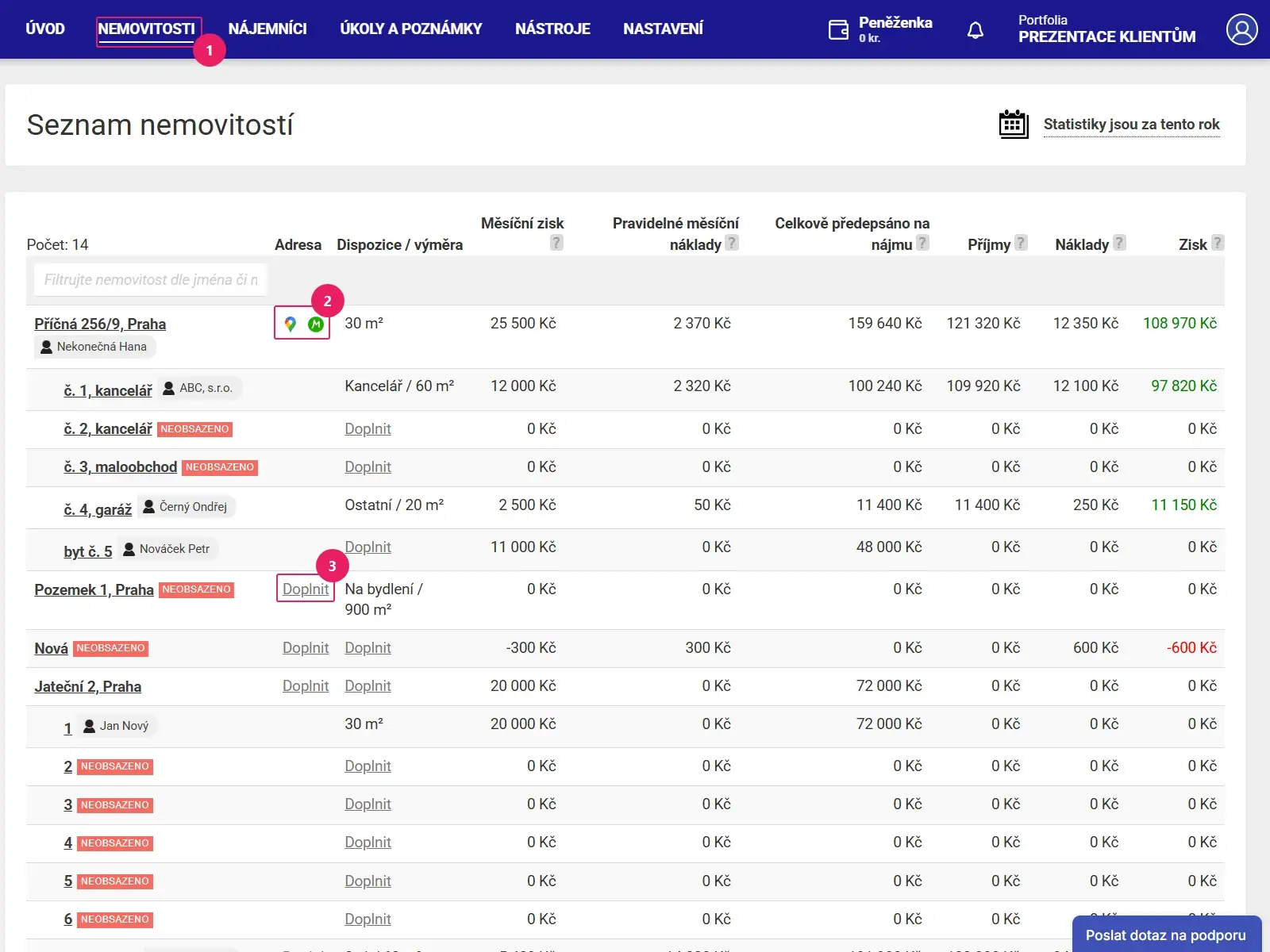 Aplikace Repilot: odkazy na Google Mapy a Mapy.cz z detailu nemovitosti